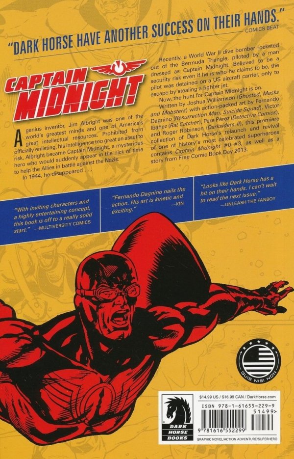 CAPTAIN MIDNIGHT VOL 01 ON THE RUN TP [9781616552299]