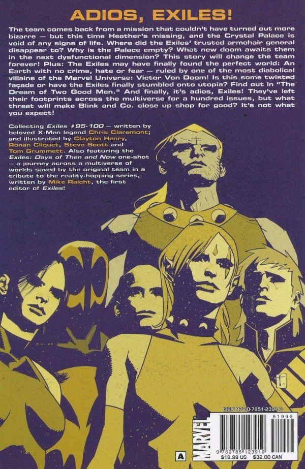 EXILES VOL 16 STARTING OVER TP [9780785123910]