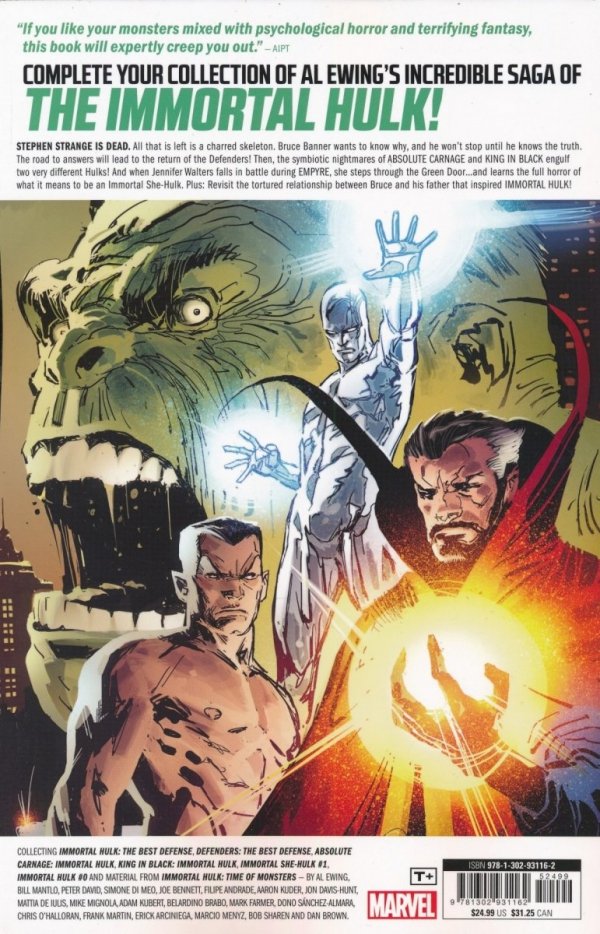 IMMORTAL HULK VOL 11 APOCRYPHA TP [9781302931162]