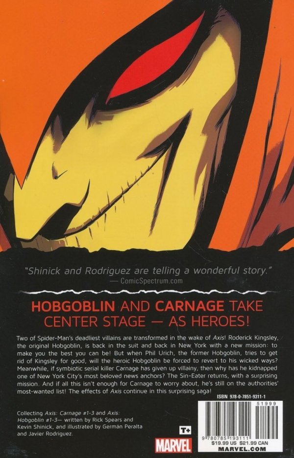 AXIS CARNAGE AND HOBGOBLIN TP [9780785193111]