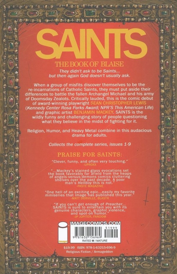 SAINTS THE BOOK OF BLAISE TP [9781632156969] **promocja TOMY**