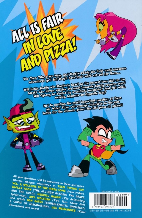 TEEN TITANS GO VOL 02 WELCOME TO THE PIZZA DOME TP [9781401267308] **promocja STOCK SALE**