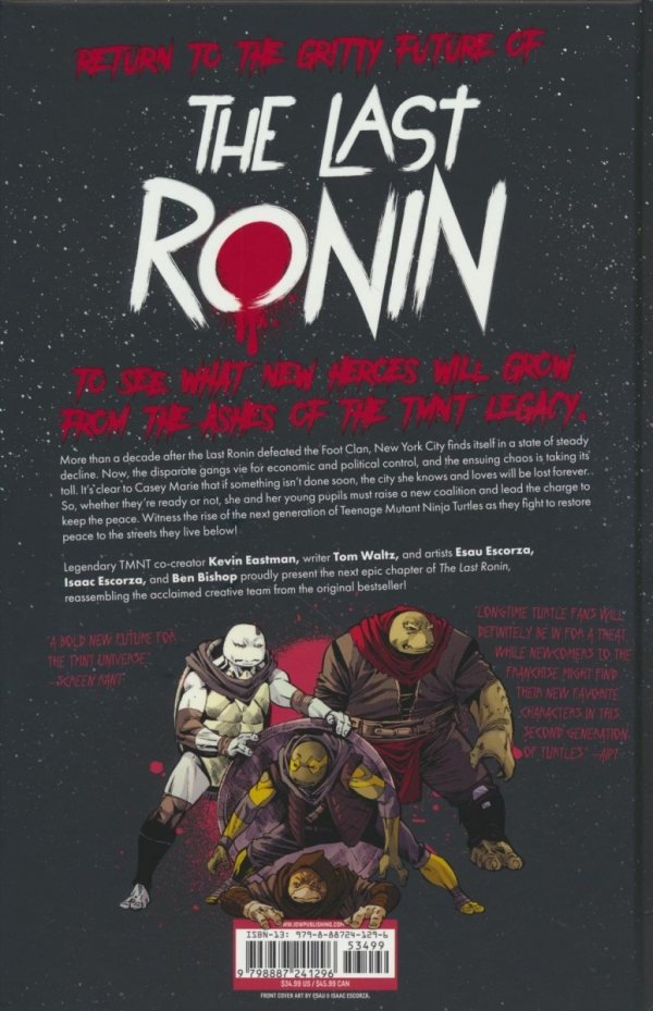TEENAGE MUTANT NINJA TURTLES THE LAST RONIN II RE-EVOLUTION HC [9798887241296]