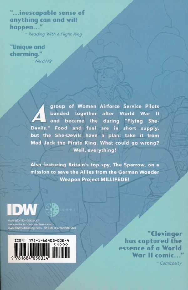 REAL SCIENCE ADVENTURES THE FLYING SHE-DEVILS IN RAID ON MARAUDER ISLAND TP [9781684050024]