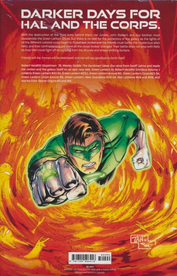 GREEN LANTERN BY ROBERT VENDITTI OMNIBUS VOL 01 HC [9781799506416]