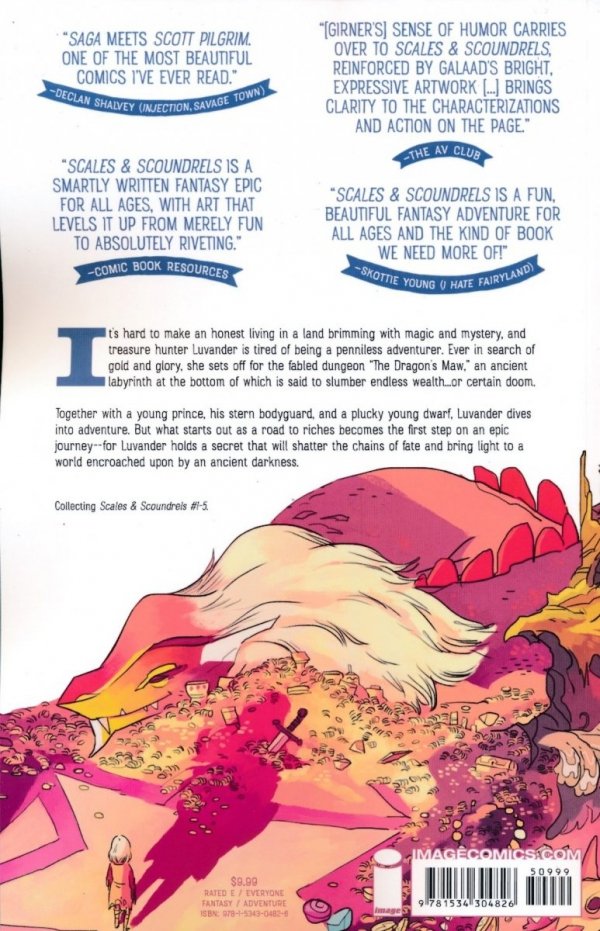 SCALES AND SCOUNDRELS VOL 01 INTO THE DRAGONS MAW TP [9781534304826]