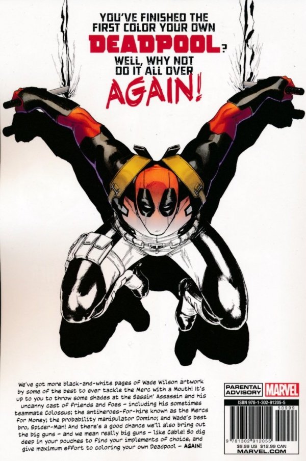 COLOR YOUR OWN DEADPOOL AGAIN TP [9781302912055]