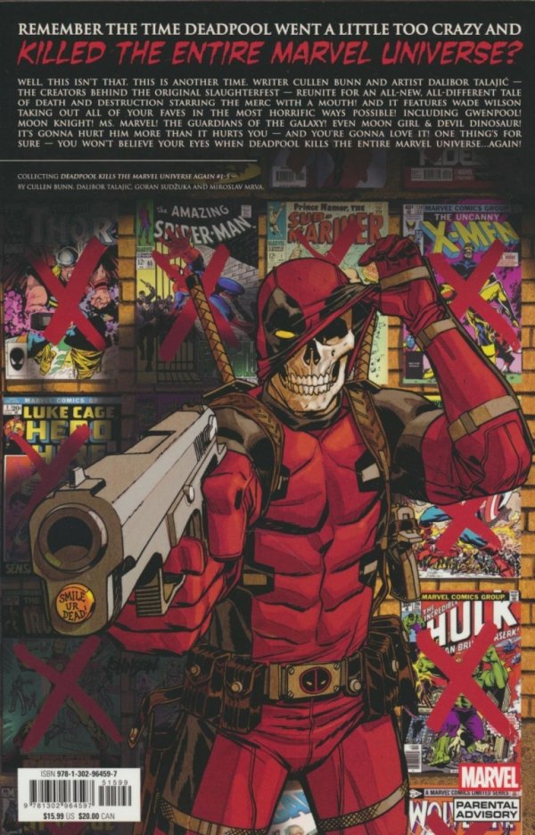 DEADPOOL KILLS THE MARVEL UNIVERSE AGAIN TP [9781302964597]