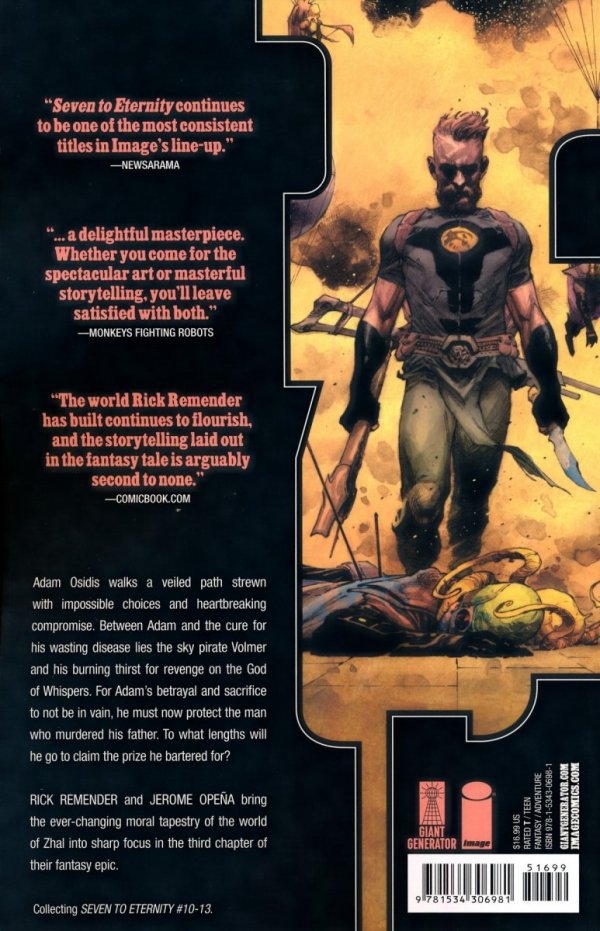 SEVEN TO ETERNITY VOL 03 RISE TO FALL TP [9781534306981] **promocja TOMY**