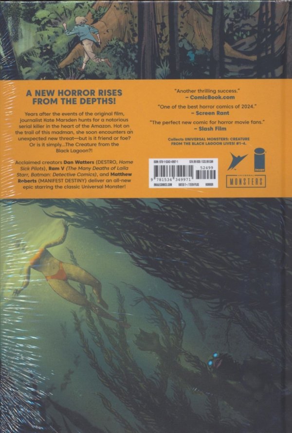UNIVERSAL MONSTERS CREATURE FROM THE BLACK LAGOON LIVES HC [STANDARD] [9781534349971]