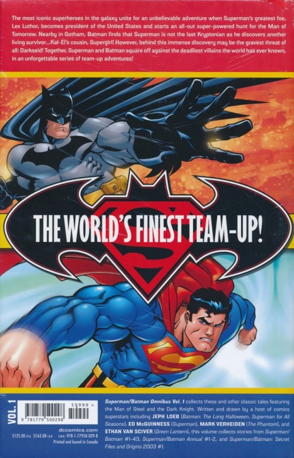 SUPERMAN BATMAN OMNIBUS VOL 01 HC [9781779500298] **OFERTA SPECJALNA**