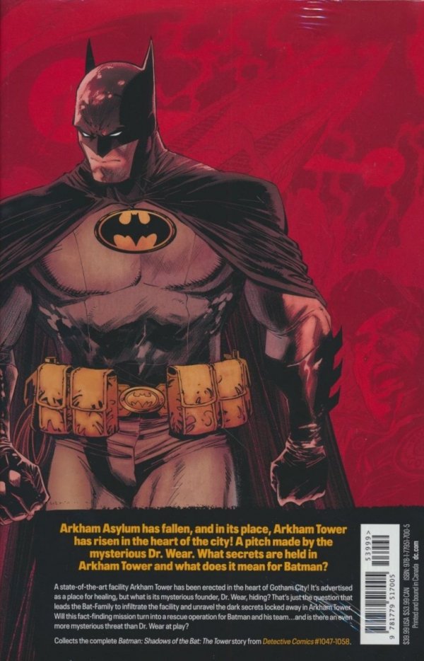BATMAN SHADOWS OF THE BAT THE TOWER HC [9781779517005]