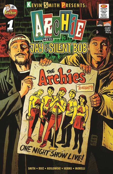 ARCHIE MEETS JAY AND SILENT BOB #1 CVR J FRANCESCO FRANCAVILLA FOIL VAR [76281676484101101]