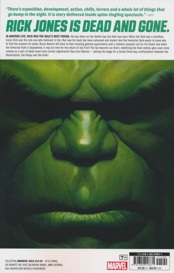 IMMORTAL HULK VOL 04 ABOMINATION TP [9781302916671] **OFERTA SPECJALNA**