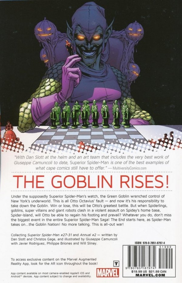 SUPERIOR SPIDER-MAN VOL 06 GOBLIN NATION TP [9780785187974] **promocja TOMY**