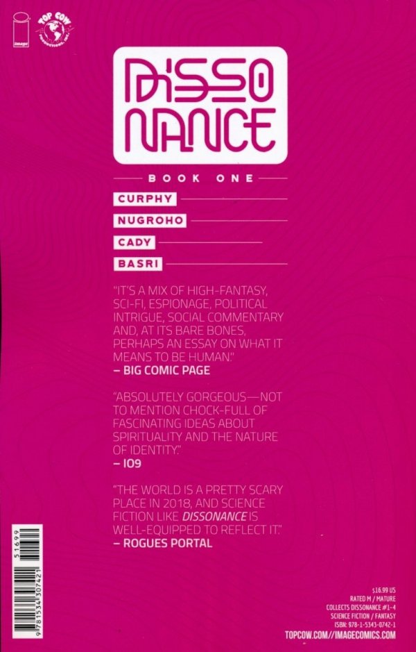 DISSONANCE VOL 01 TP [9781534307421] **OFERTA SPECJALNA**