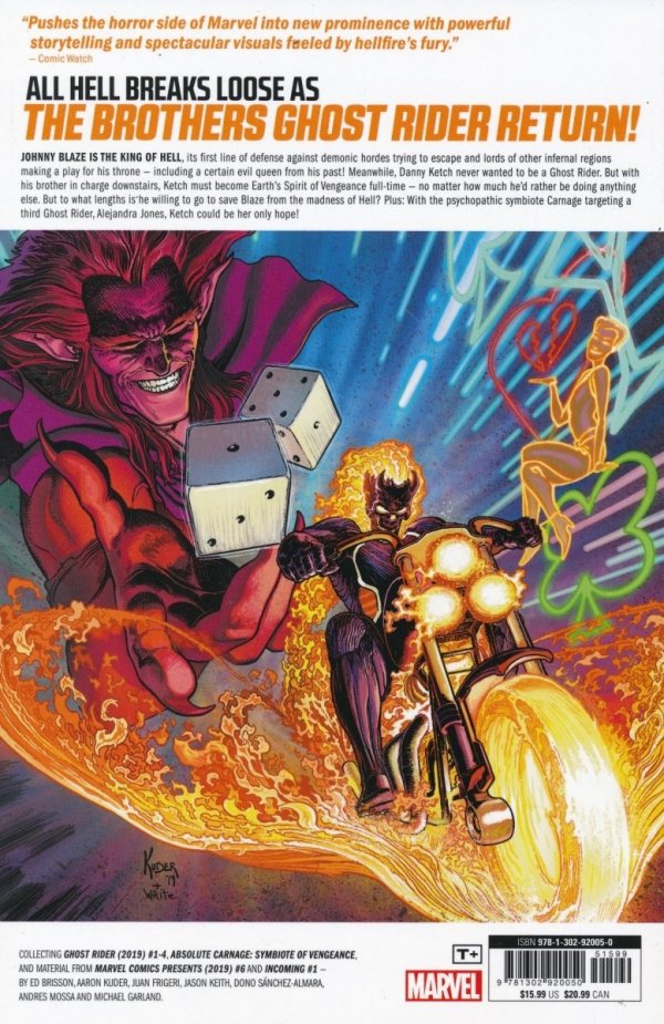 GHOST RIDER VOL 01 THE KING OF HELL TP [9781302920050]