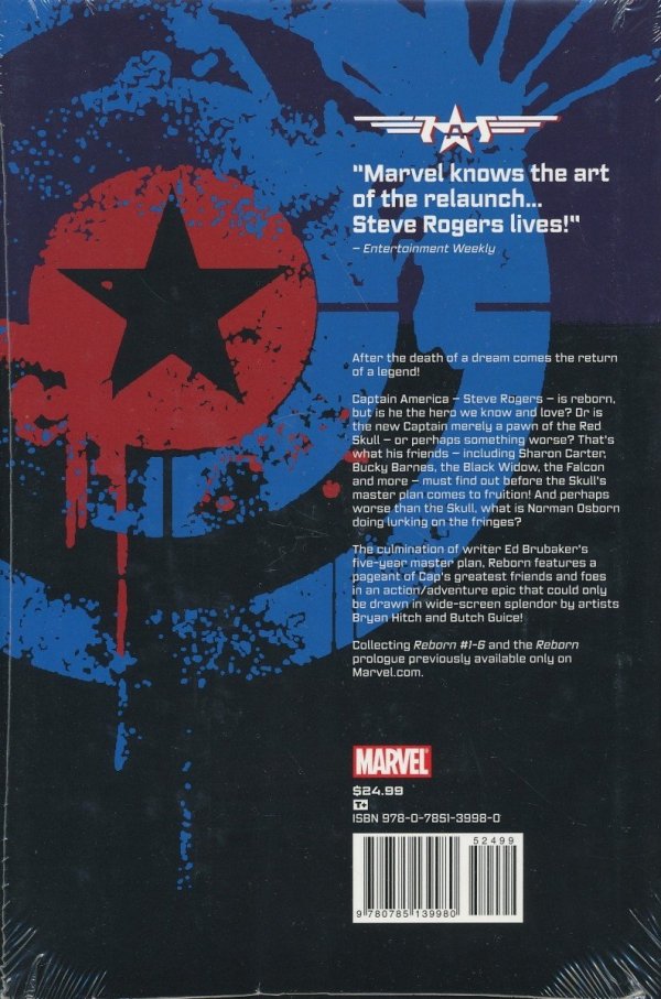 CAPTAIN AMERICA REBORN HC [STANDARD] [9780785139980] **promocja TOMY**
