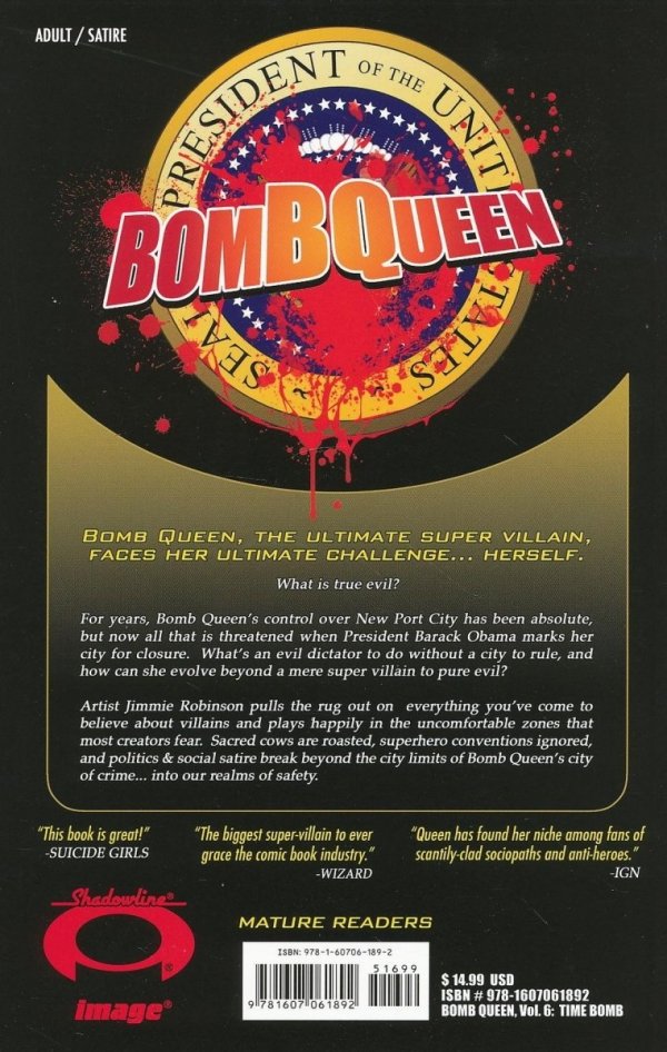 BOMB QUEEN VOL 06 TIME BOMB OH-BOMB-AH TP [9781607061892] **promocja TOMY**