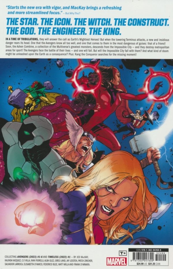 AVENGERS VOL 01 THE IMPOSSIBLE CITY TP [9781302947699]