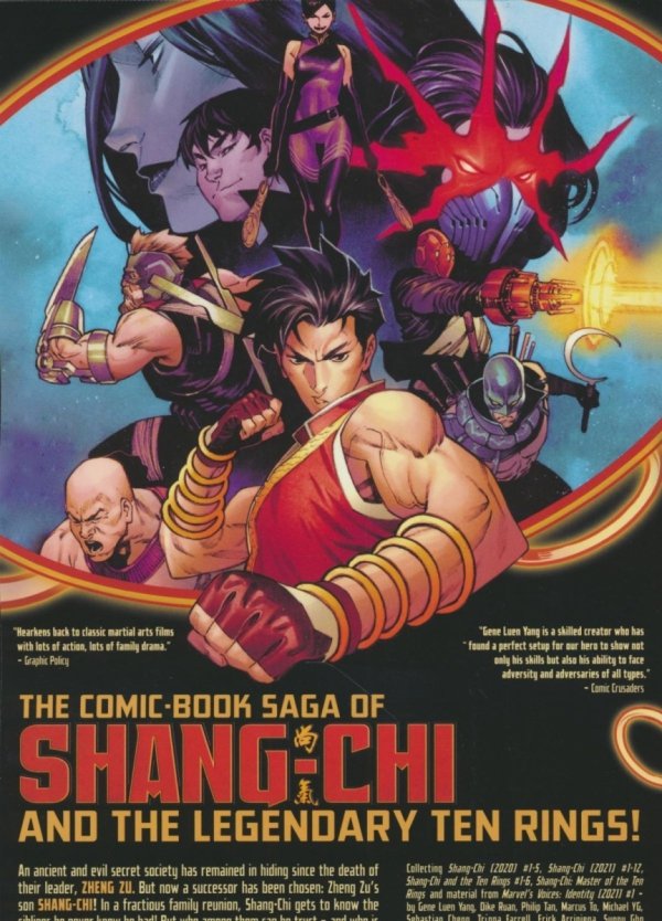 SHANG-CHI BY GENE LUEN YANG TP [9781302956202] **OFERTA SPECJALNA**