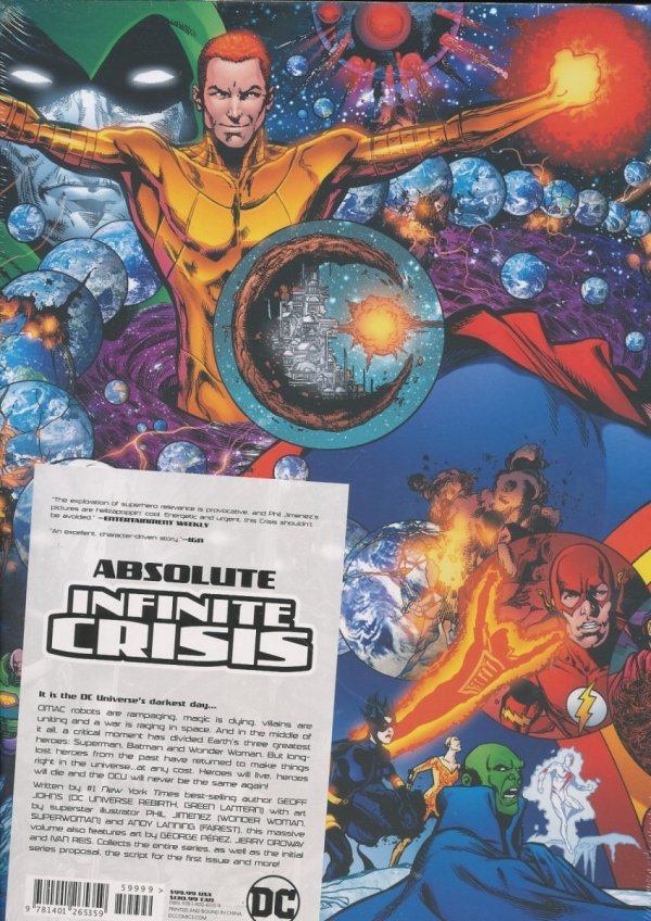 ABSOLUTE INFINITE CRISIS HC [9781401265359] **promocja TOMY**