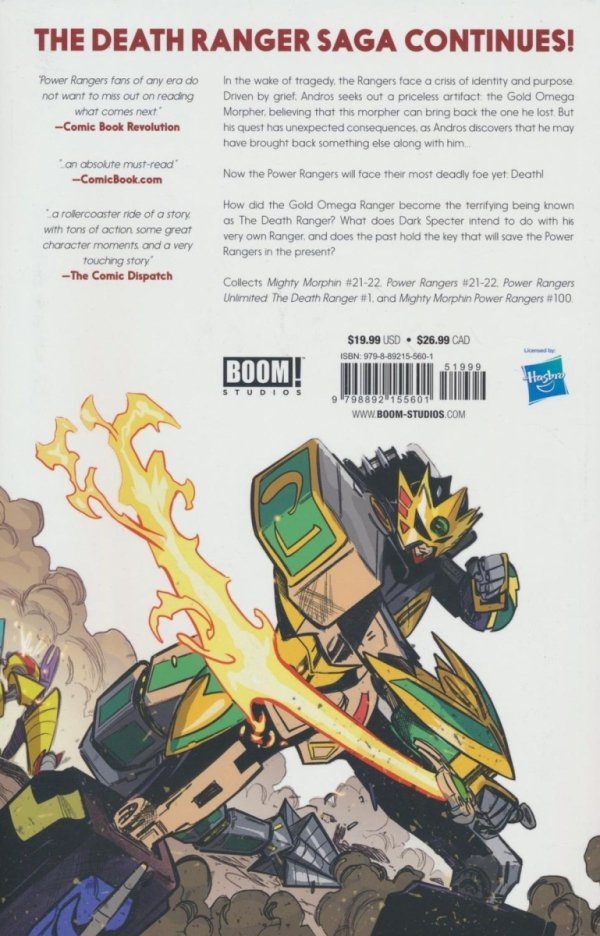 MIGHTY MORPHIN POWER RANGERS THE DEATH RANGER II TP [9798892155601]
