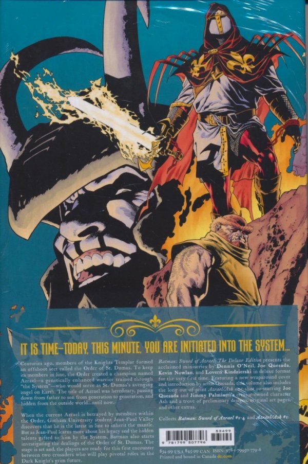 BATMAN SWORD OF AZRAEL DELUXE EDITION HC [9781799507796]