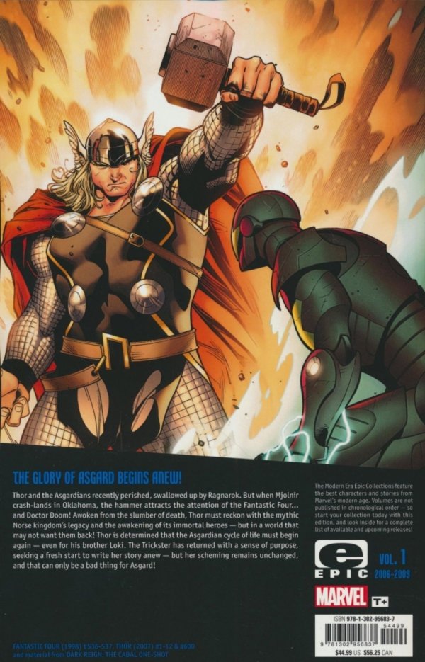 THOR MODERN ERA EPIC COLLECTION REBORN FROM RAGNAROK TP [9781302956837]