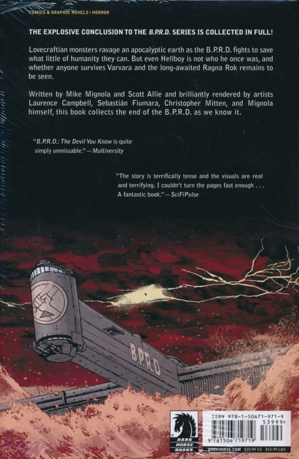 BPRD THE DEVIL YOU KNOW HC [9781506719719]
