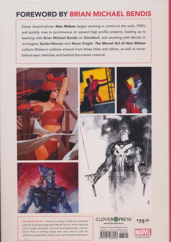 MARVEL ART OF ALEX MALEEV HC [VARIANT] [9781951038953] **promocja TOMY**