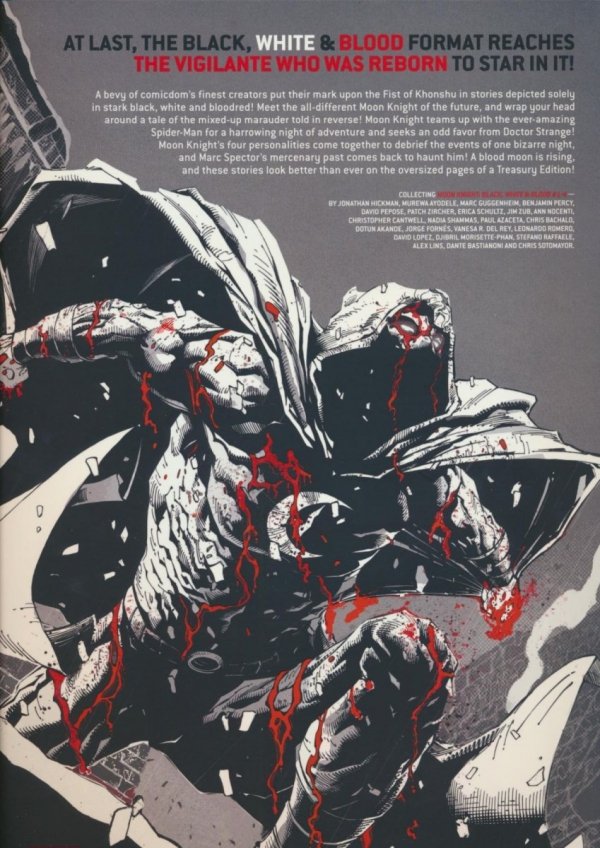 MOON KNIGHT BLACK WHITE AND BLOOD TREASURY EDITION TP [9781302946043] **OFERTA SPECJALNA**