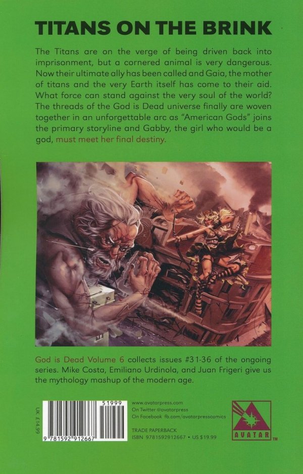 GOD IS DEAD VOL 06 TP [9781592912667] **promocja TOMY**