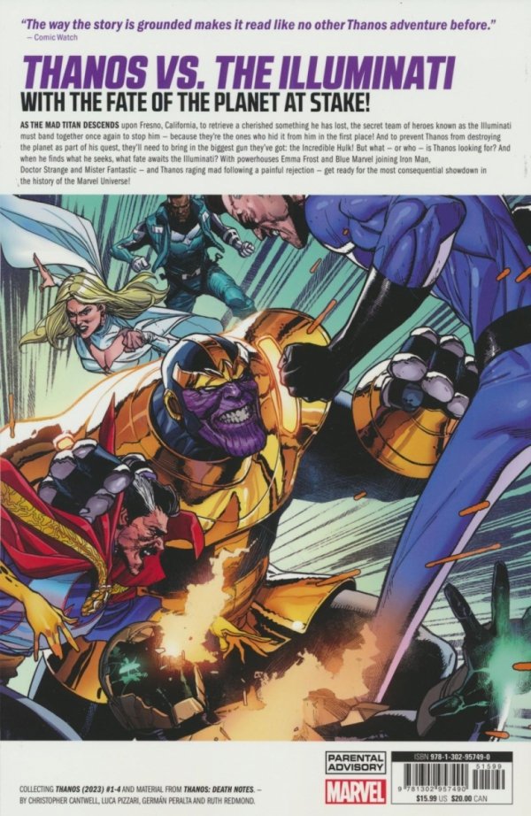 THANOS RETURN OF THE MAD TITAN TP [9781302957490] **promocja STOCK SALE**