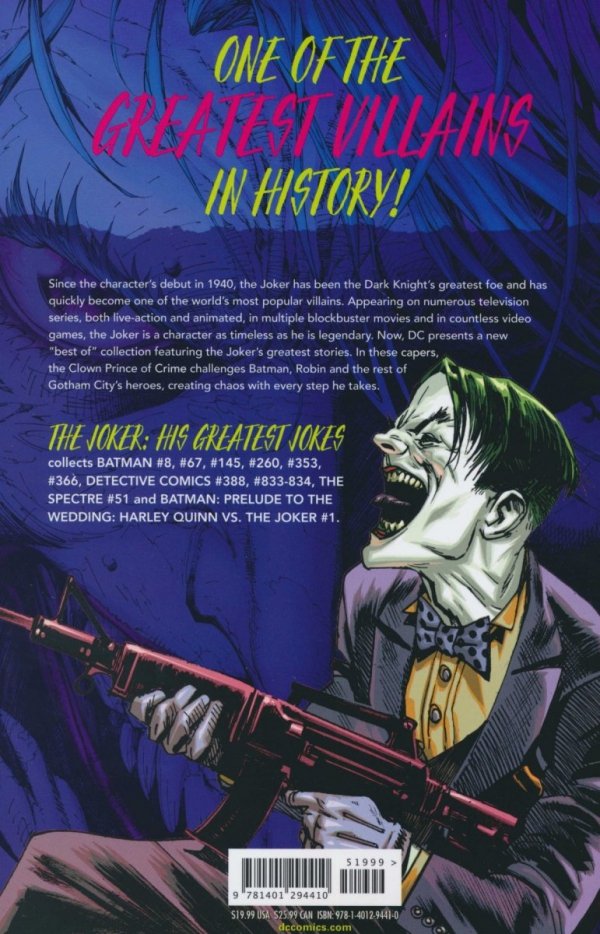 JOKER HIS GREATEST JOKES TP [9781401294410]