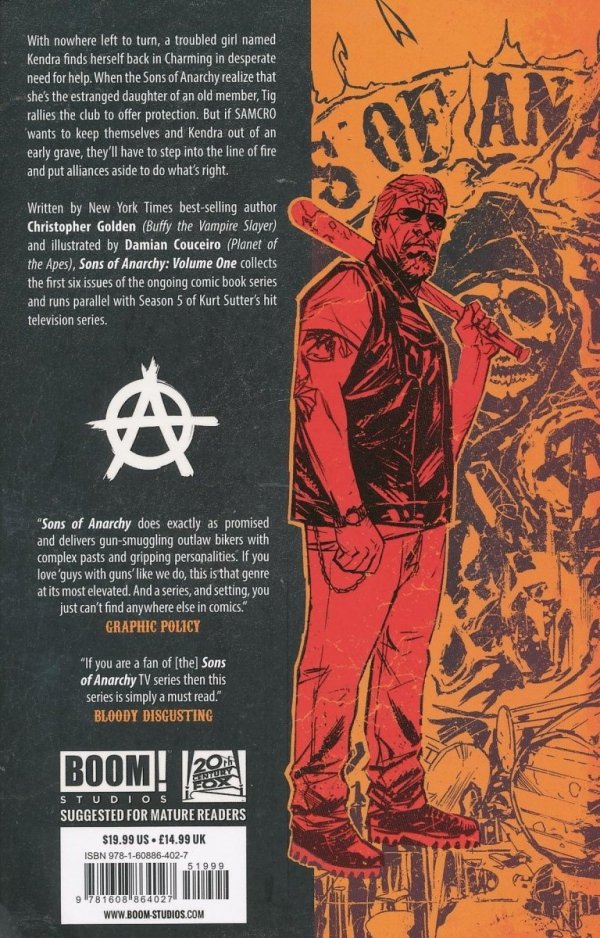 SONS OF ANARCHY VOL 01 TP [9781608864027]