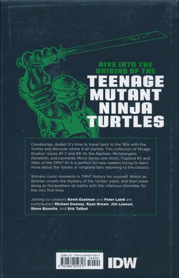 TEENAGE MUTANT NINJA TURTLES COMPENDIUM VOL 01 HC [9781684059317] **OFERTA EKSPOZYCYJNA**