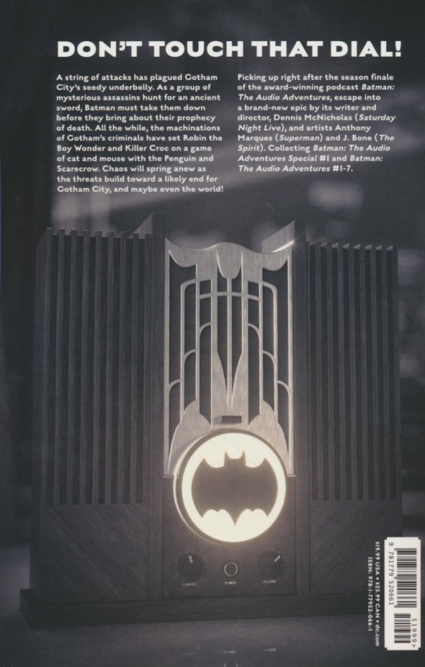 BATMAN THE AUDIO ADVENTURES TP [9781779520661] **OFERTA SPECJALNA**