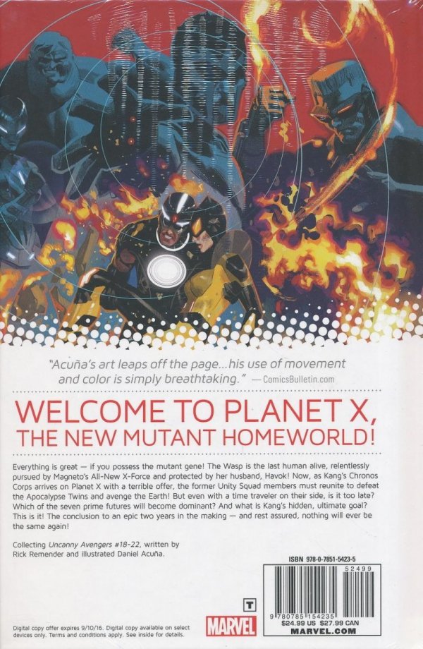 UNCANNY AVENGERS VOL 04 AVENGE THE EARTH HC [9780785154235]