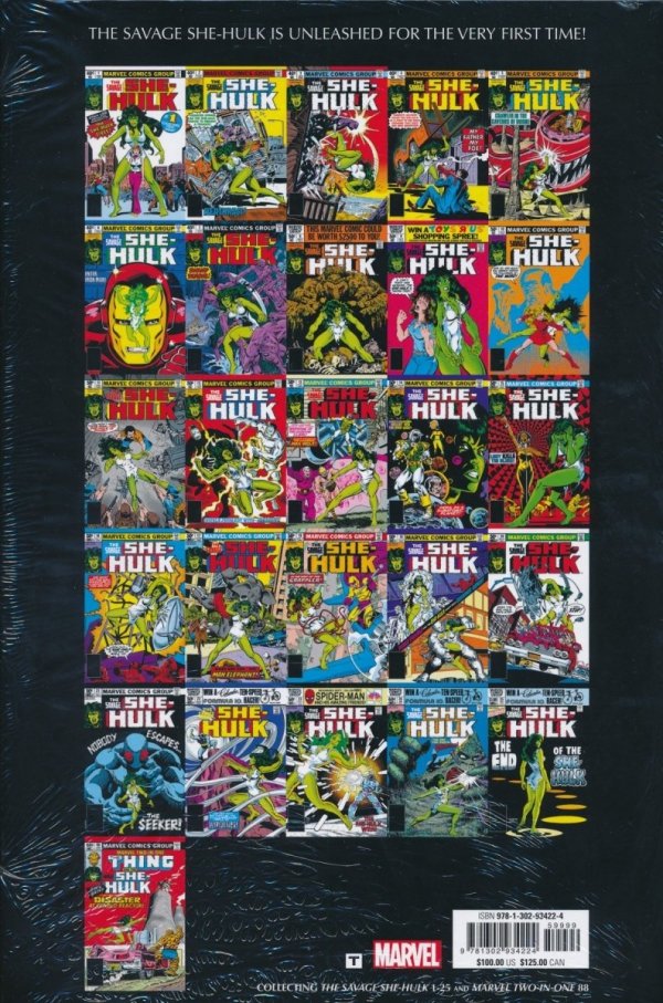 SAVAGE SHE-HULK OMNIBUS HC [STANDARD] [9781302934224] **promocja TOMY**