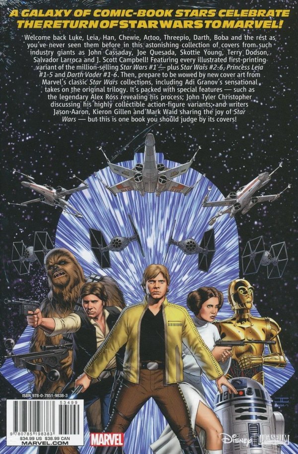 STAR WARS THE MARVEL COVERS VOL 01 HC [STANDARD] [9780785198383] **PROMOCJA TOMY**