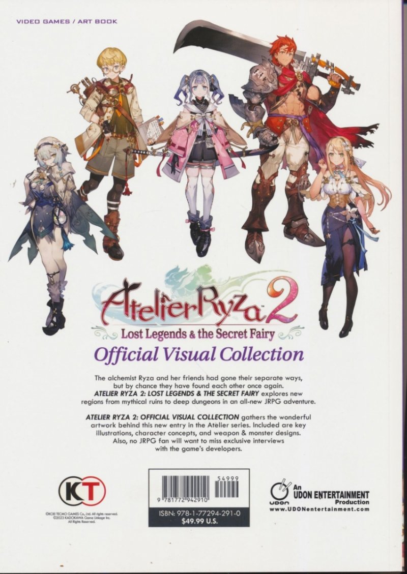 ATELIER RYZA 2 OFFICIAL VISUAL COLLECTION SC [9781772942910]
