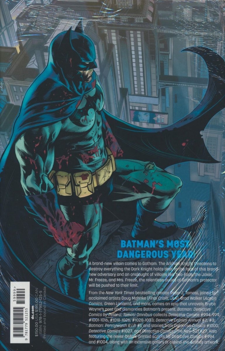 BATMAN DETECTIVE COMICS BY PETER J TOMASI OMNIBUS HC [9781779521255]