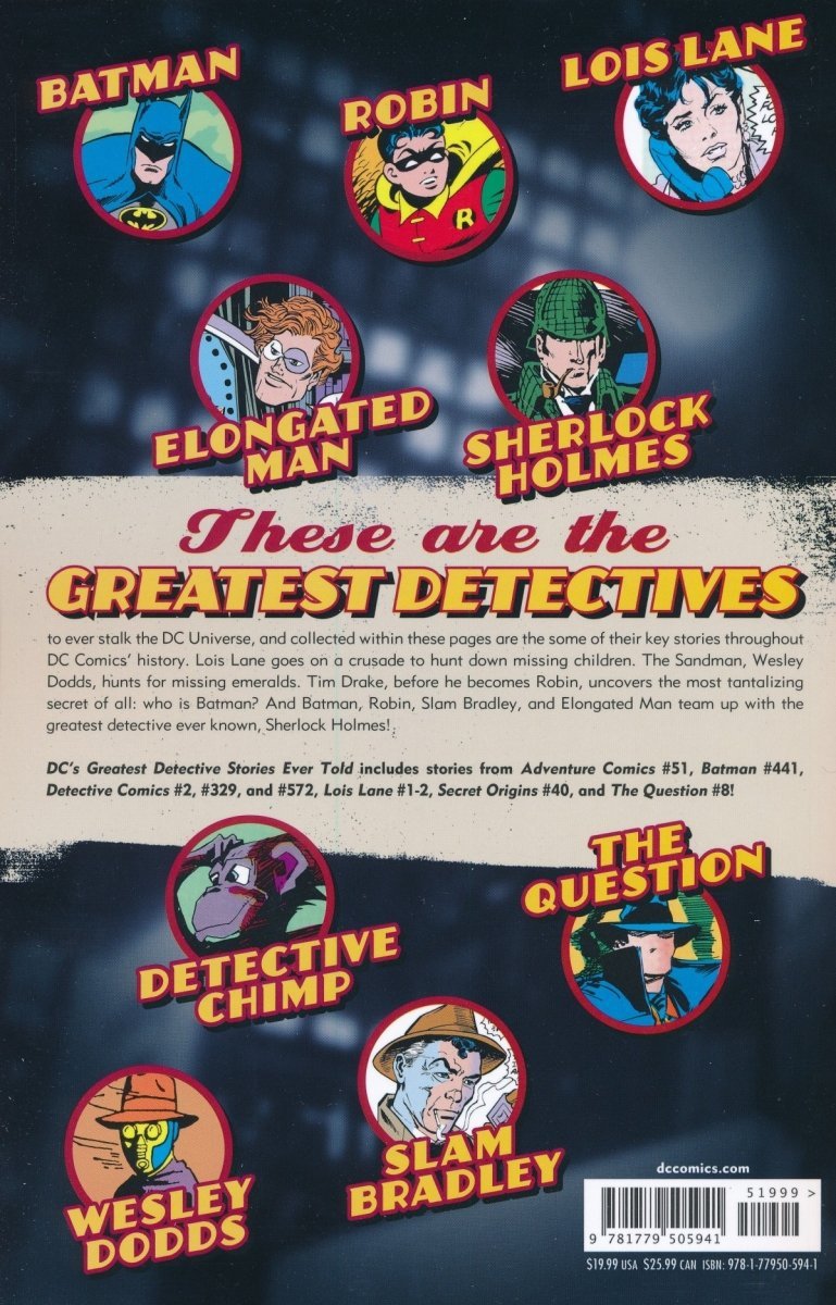 DCS GREATEST DETECTIVE STORIES EVER TOLD SC [9781779505941]