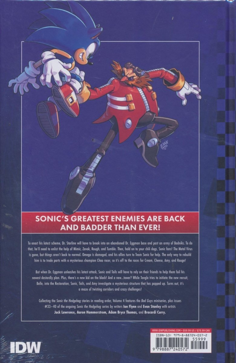 SONIC THE HEDGEHOG IDW COLLECTION VOL 04 HC [9798887240572]