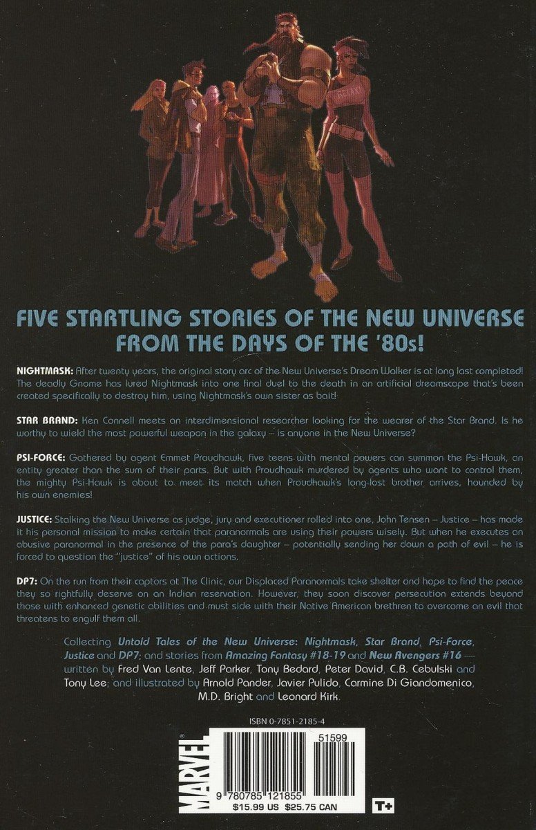 UNTOLD TALES OF THE NEW UNIVERSE SC [9780785121855]