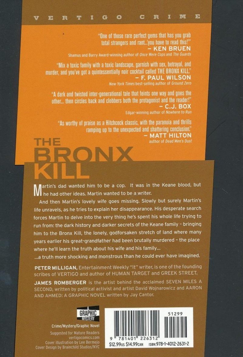 BRONX KILL SC [9781401226312]