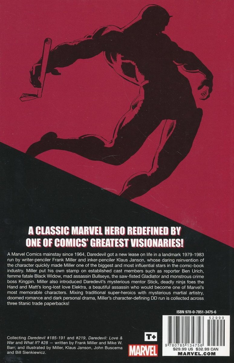 DAREDEVIL BY FRANK MILLER AND KLAUS JANSON VOL 03 SC [9780785134756]