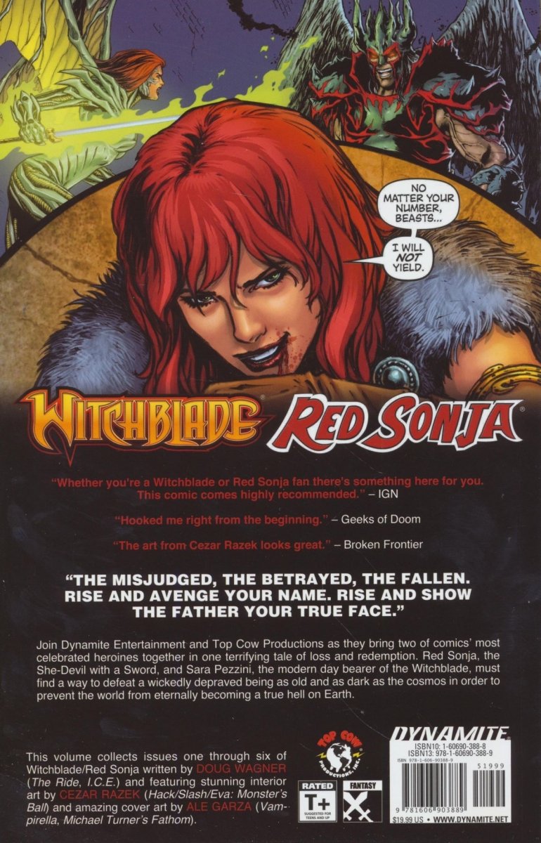 WITCHBLADE RED SONJA TP