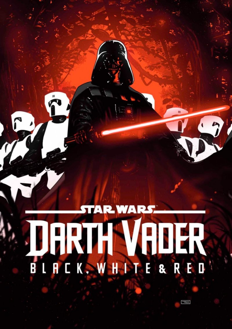 STAR WARS DARTH VADER BLACK WHITE AND RED TREASURY EDITION SC [9781302952143]